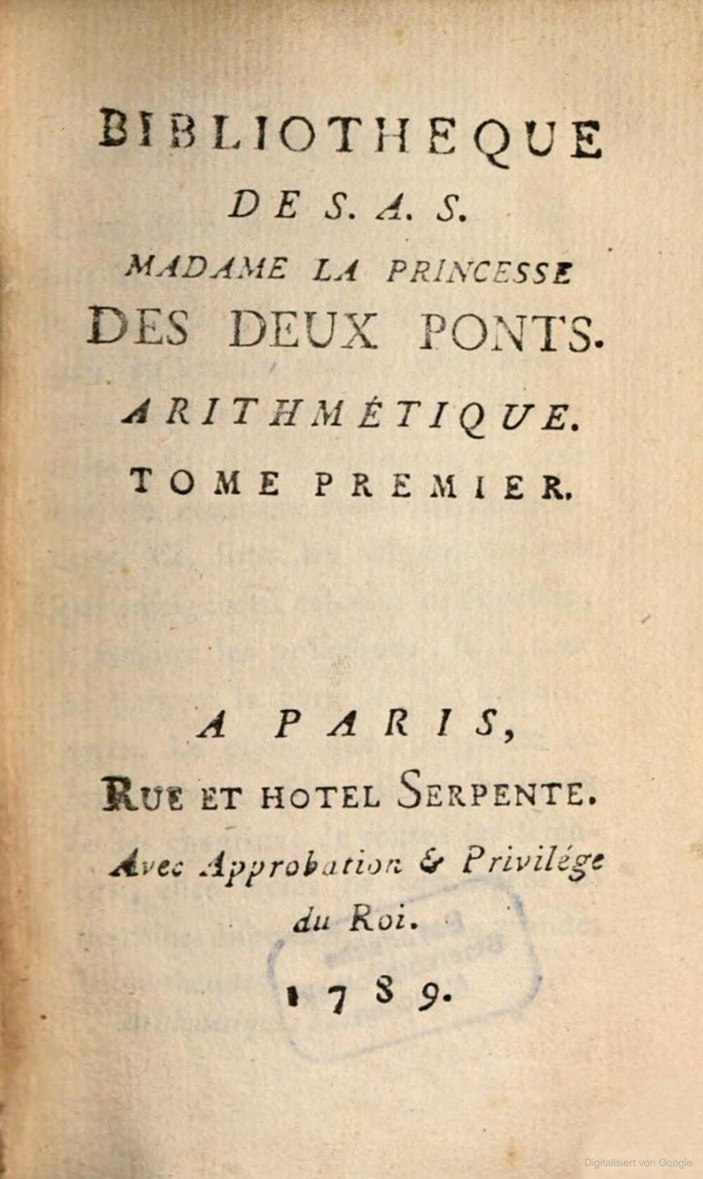 Cover für Arithmétique