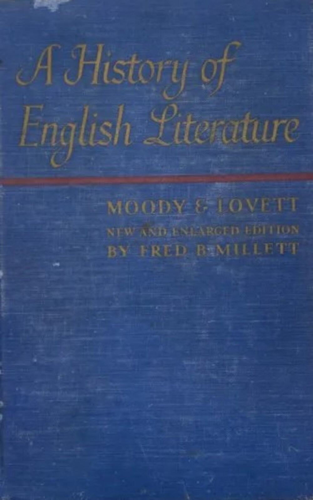 Cover für A history of English literature