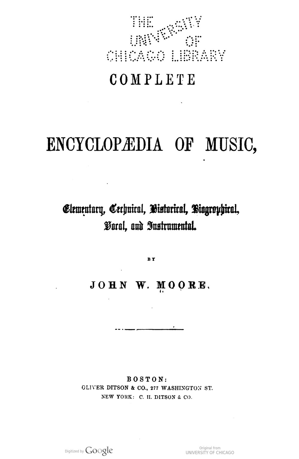 Cover für Complete encyclopaedia of music
