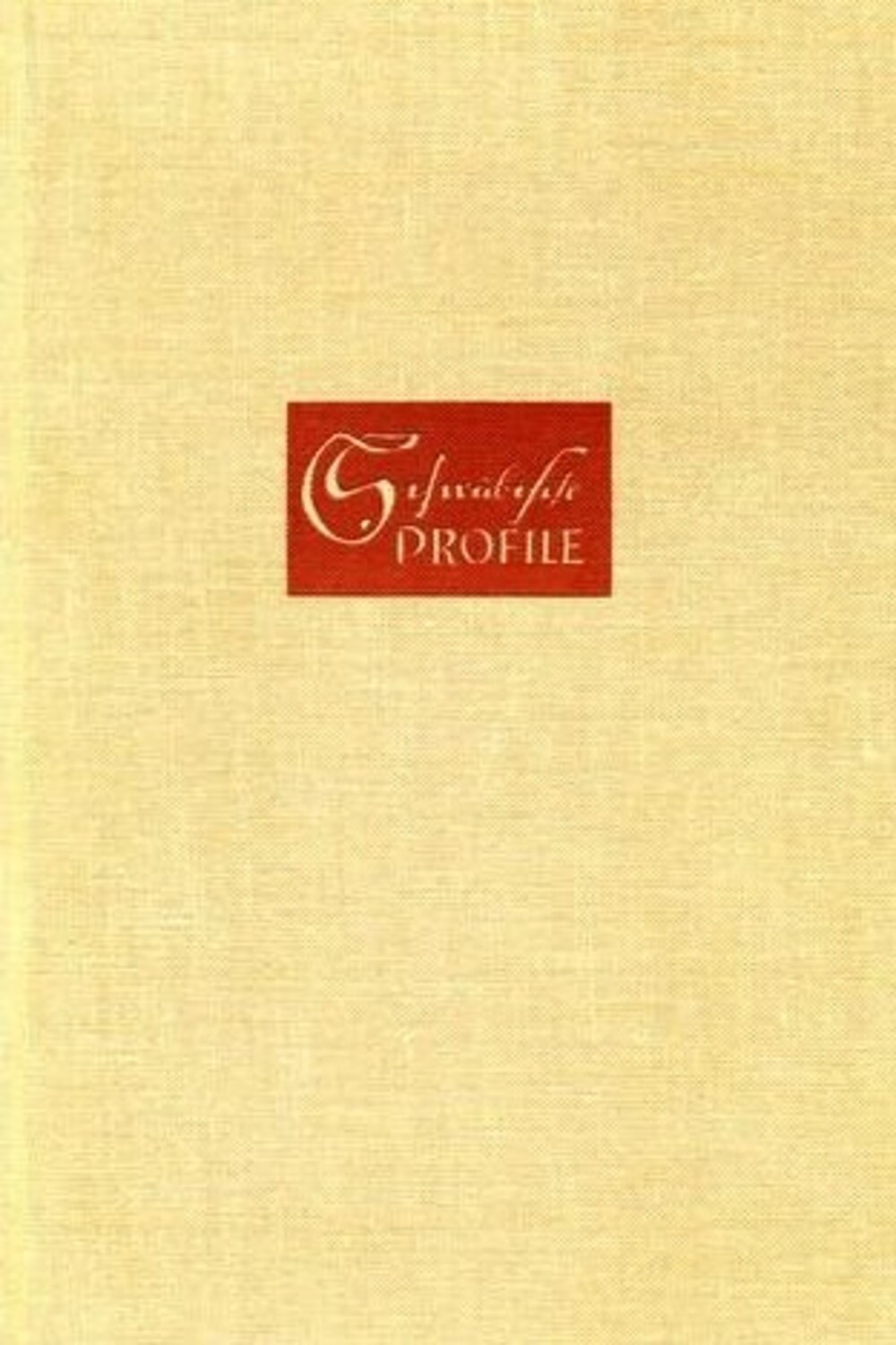 Cover für Schwäbische Profile
