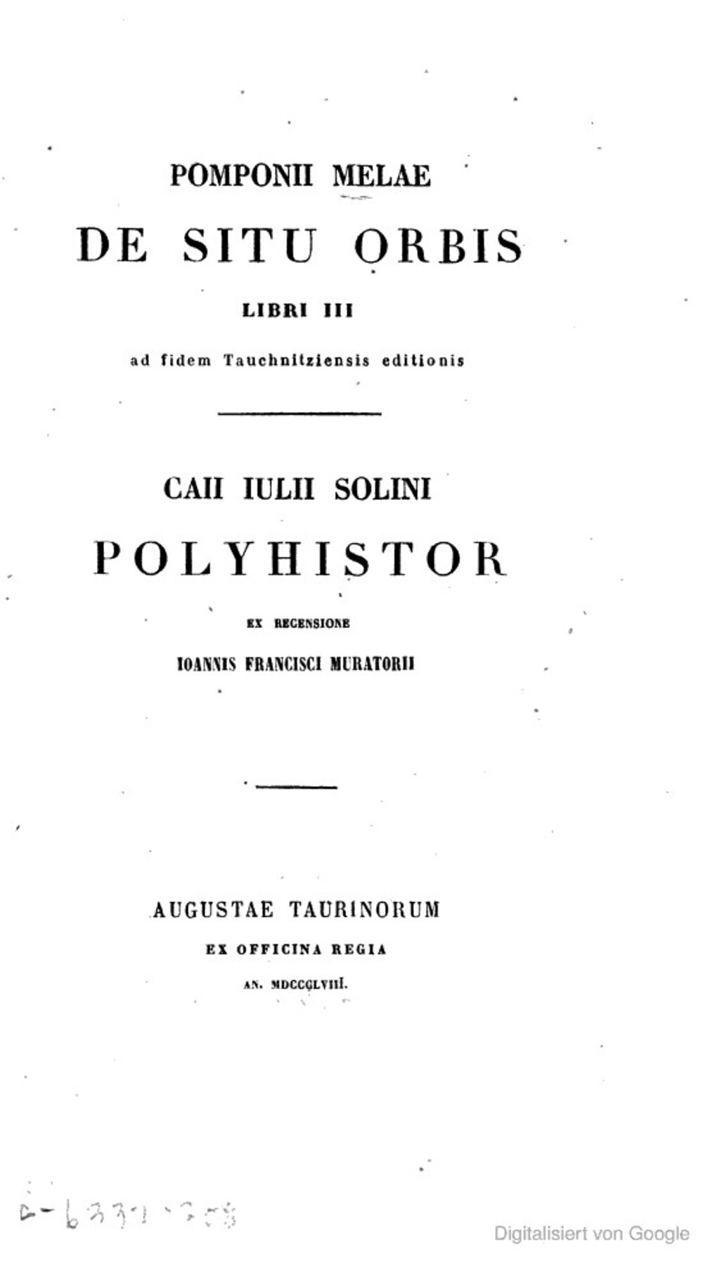 Cover für Polyhistor