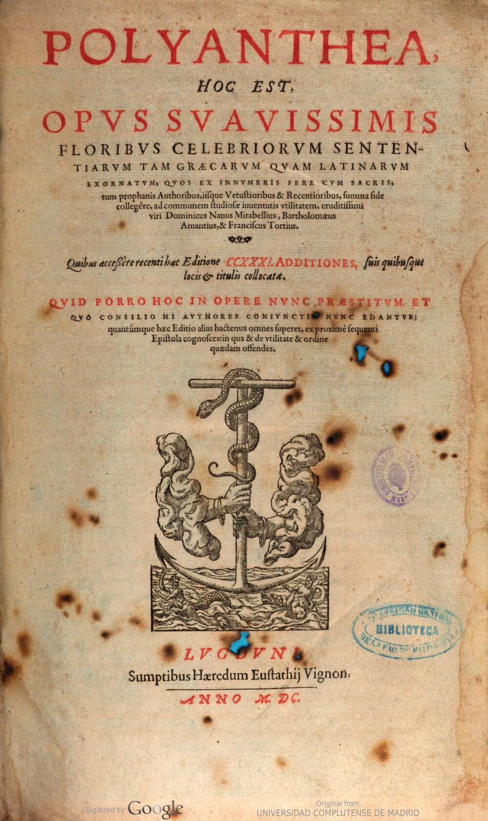 Cover für Polyanthea