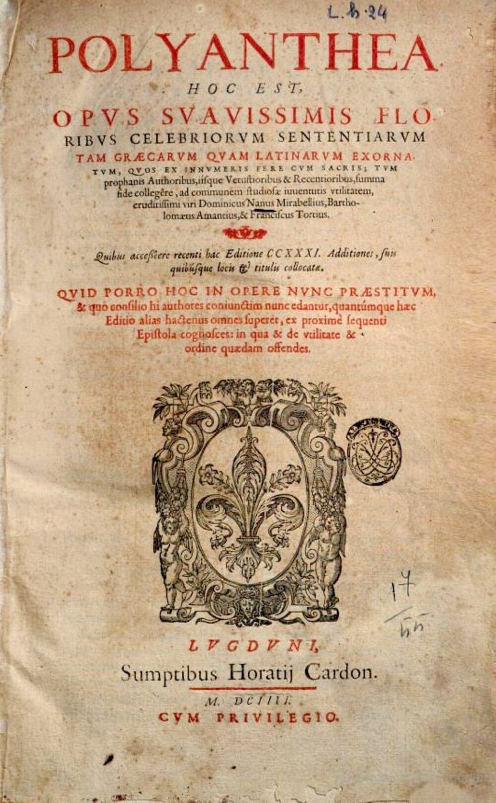 Cover für Polyanthea