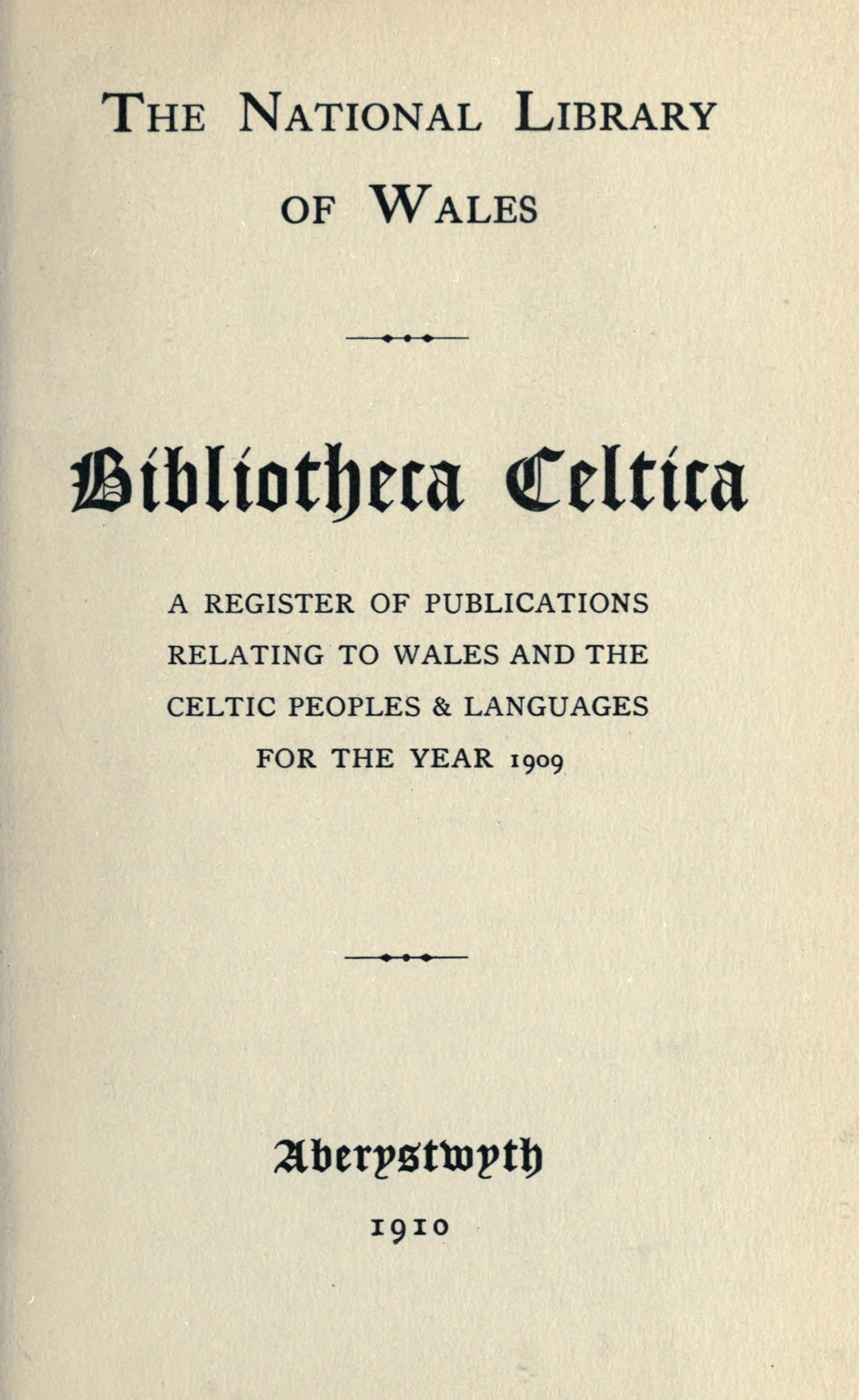 Cover für Bibliotheca Celtica