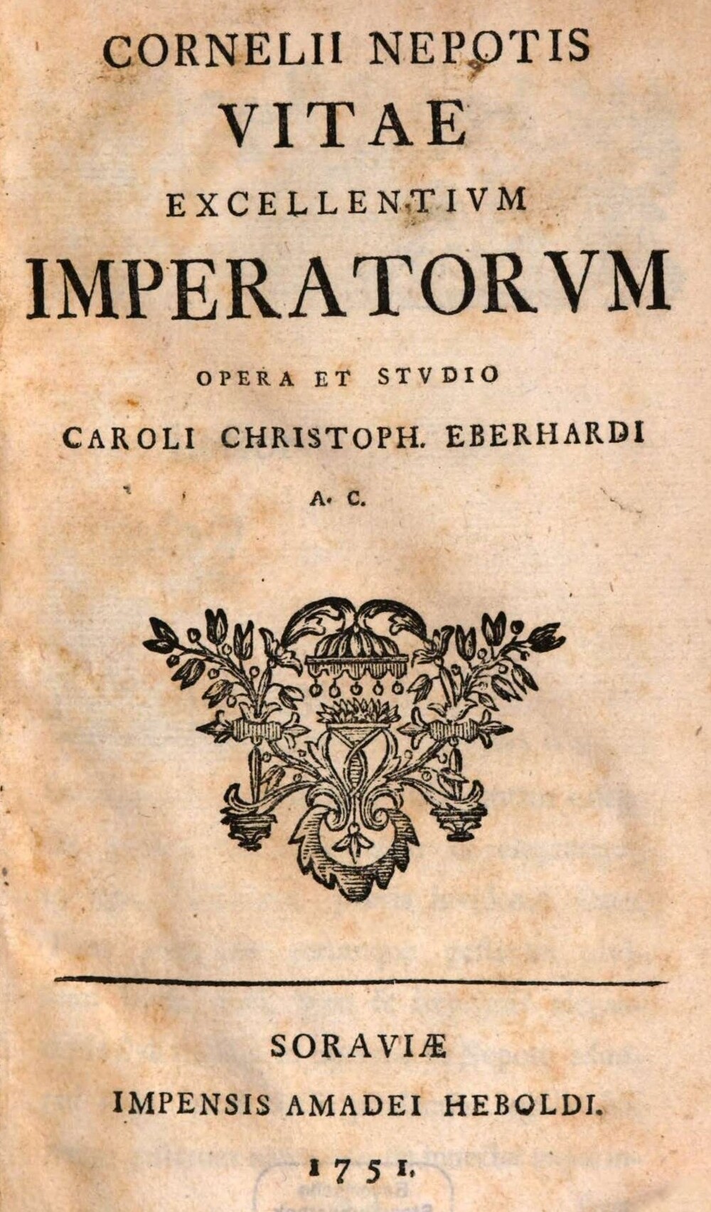 Cover für Vitae excellentium imperatorum