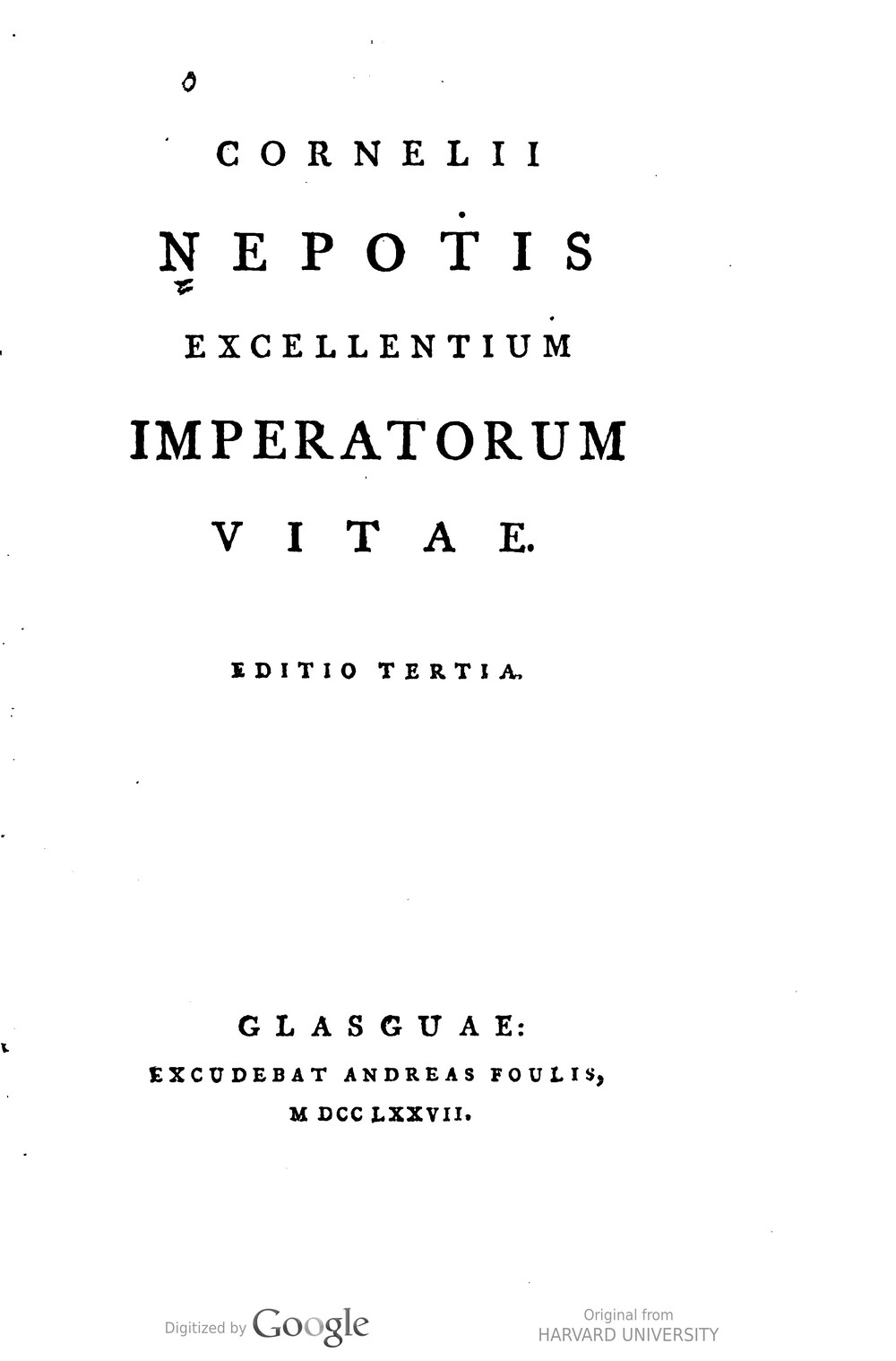 Cover für Excellentium imperatorum vitae
