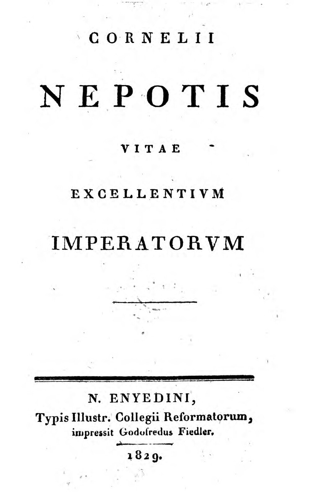 Cover für Vitae excellentium imperatorum