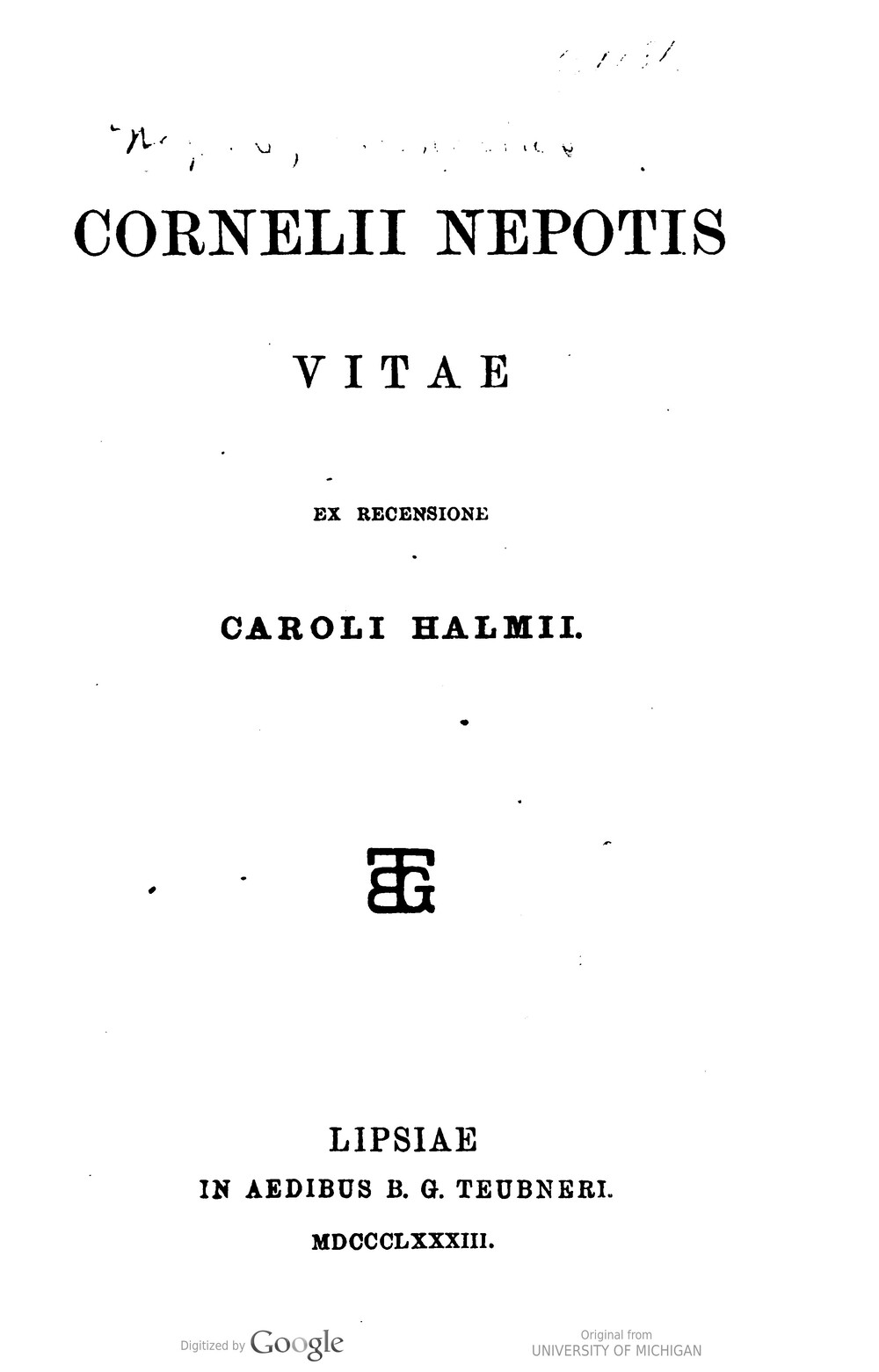 Cover für Vitae