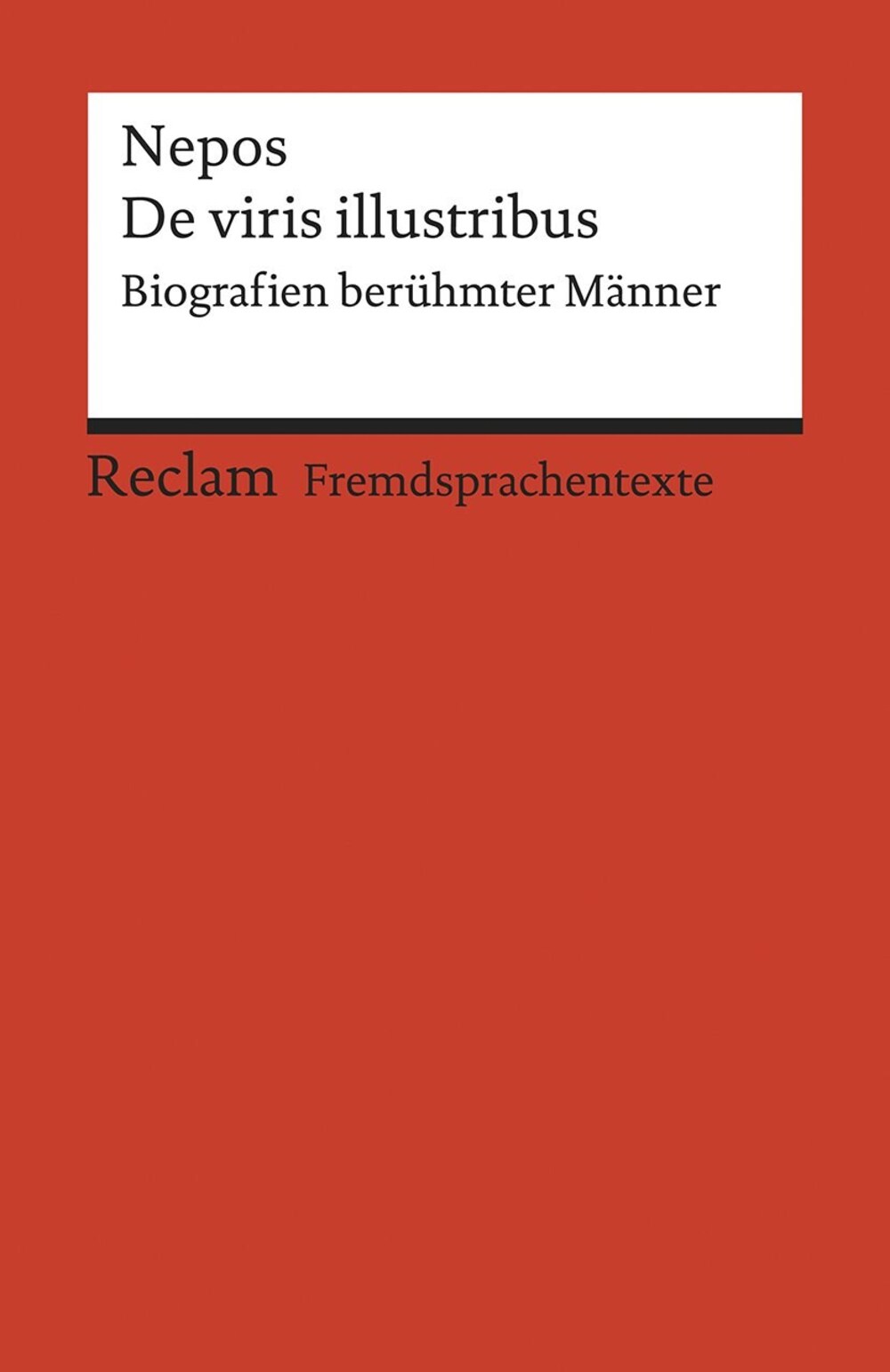 Cover für De viris illustribus