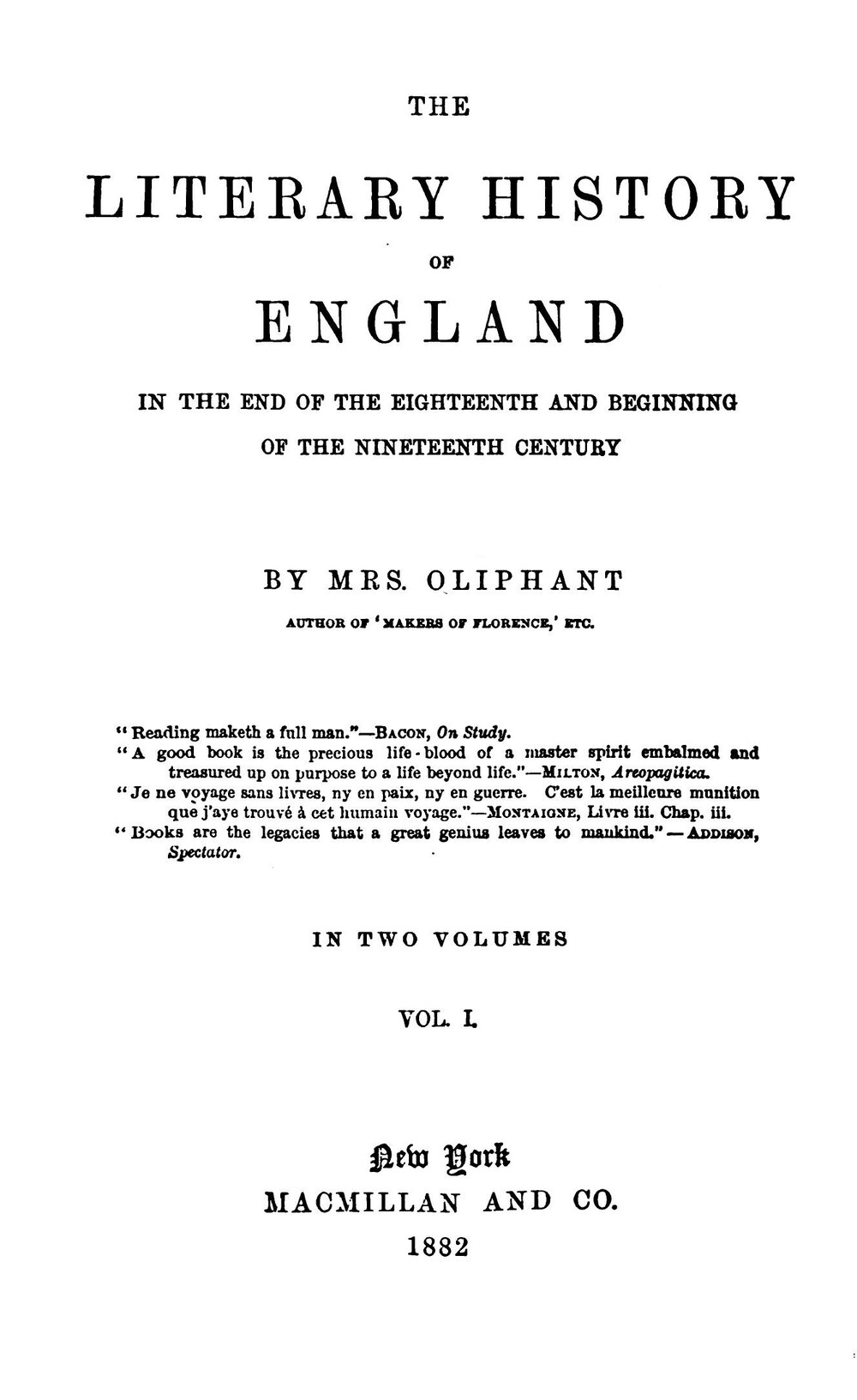 Cover für The literary history of England