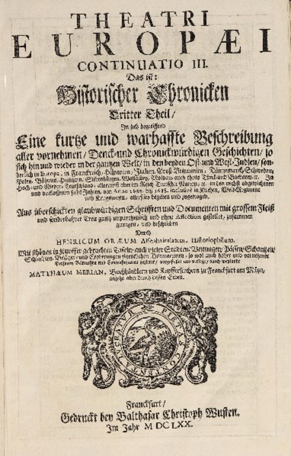 Cover für Theatri Europaei
