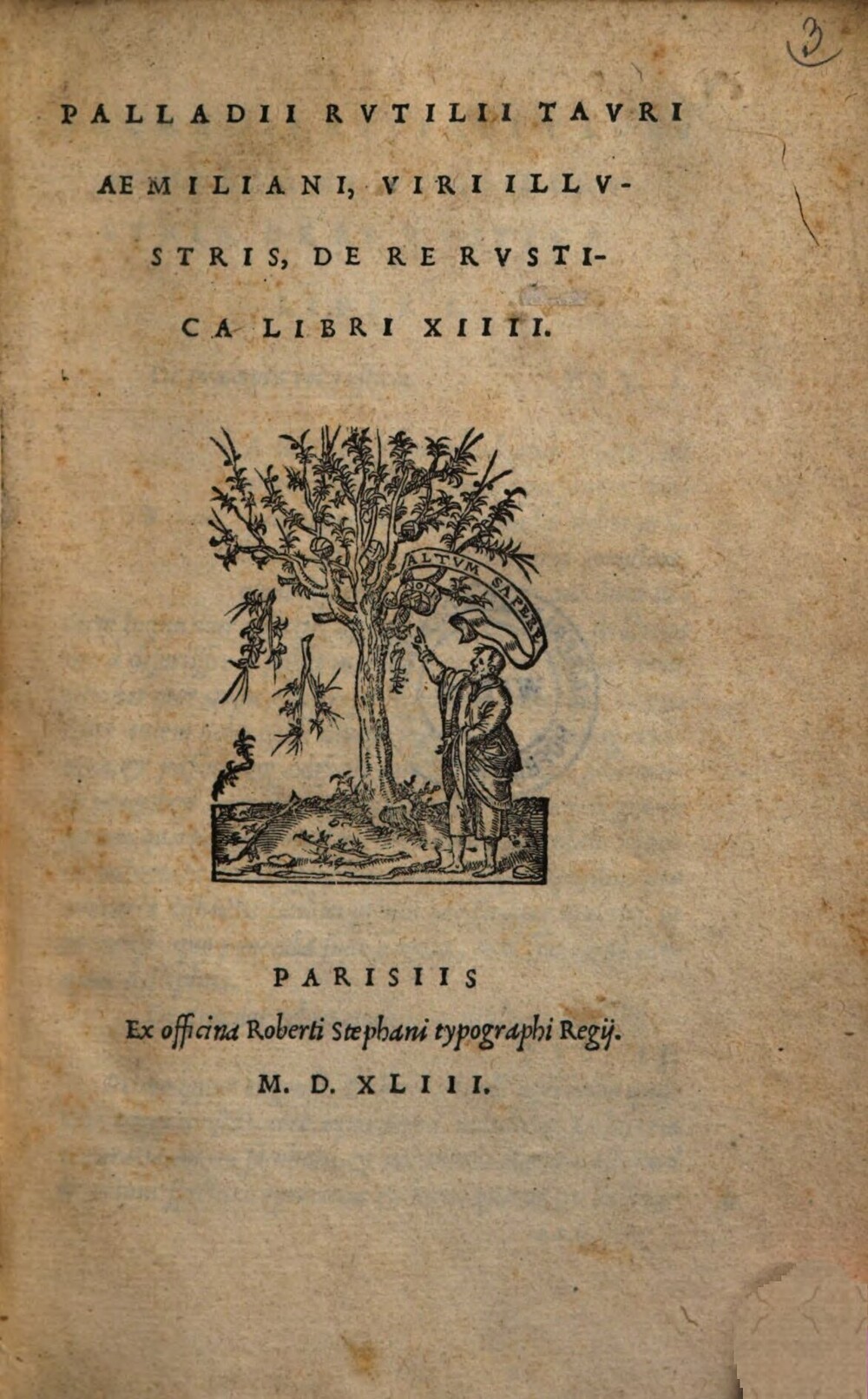 Cover für De re rustica libri XIIII