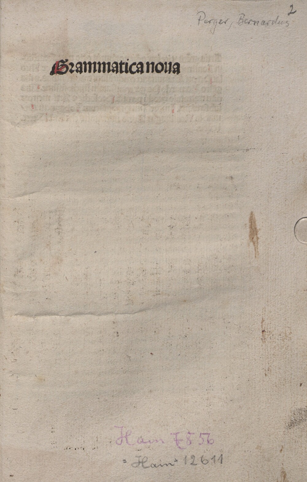 Cover für Grammatica nova