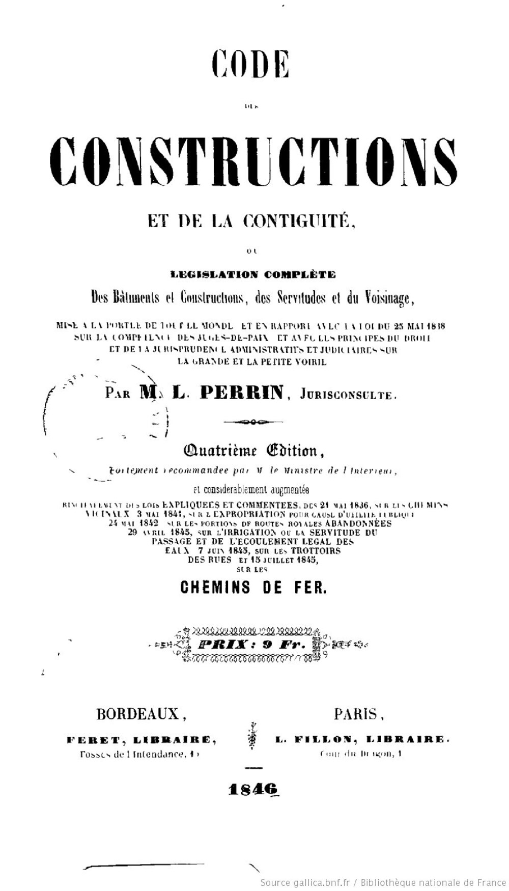 Cover für Code des constructions et de la contiguité