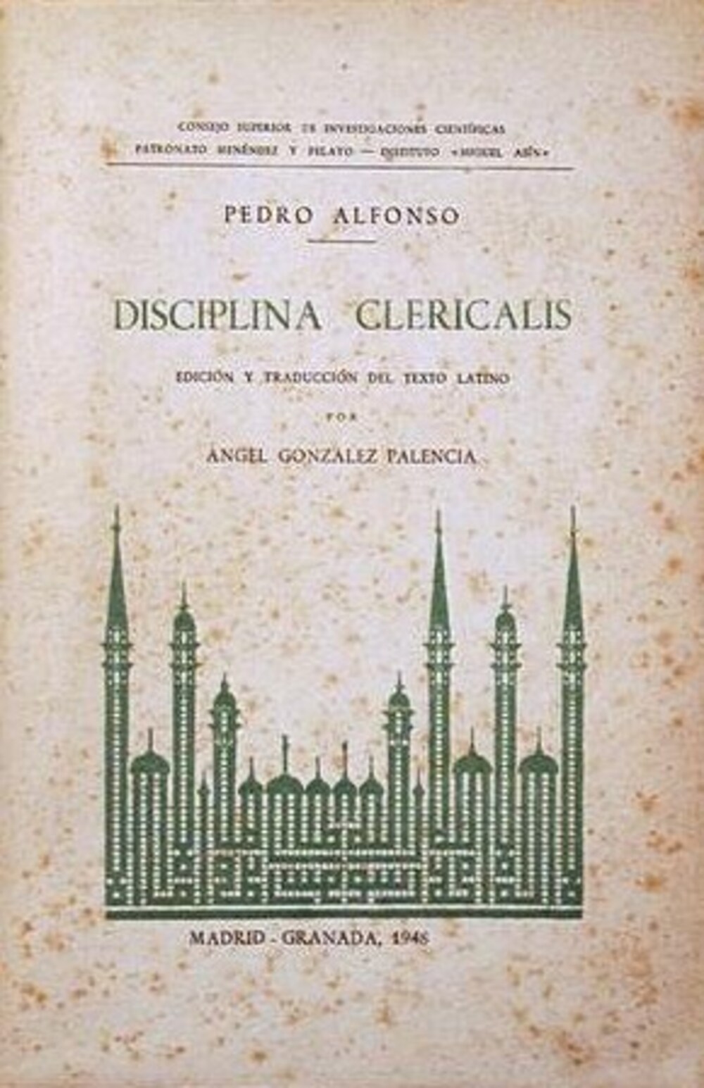 Cover für Disciplina clericalis
