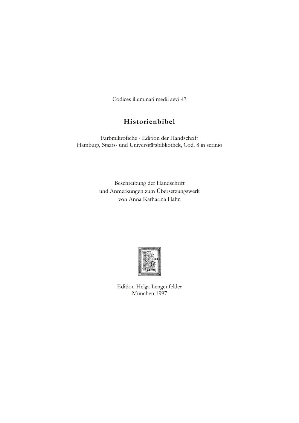 Cover für Historienbibel