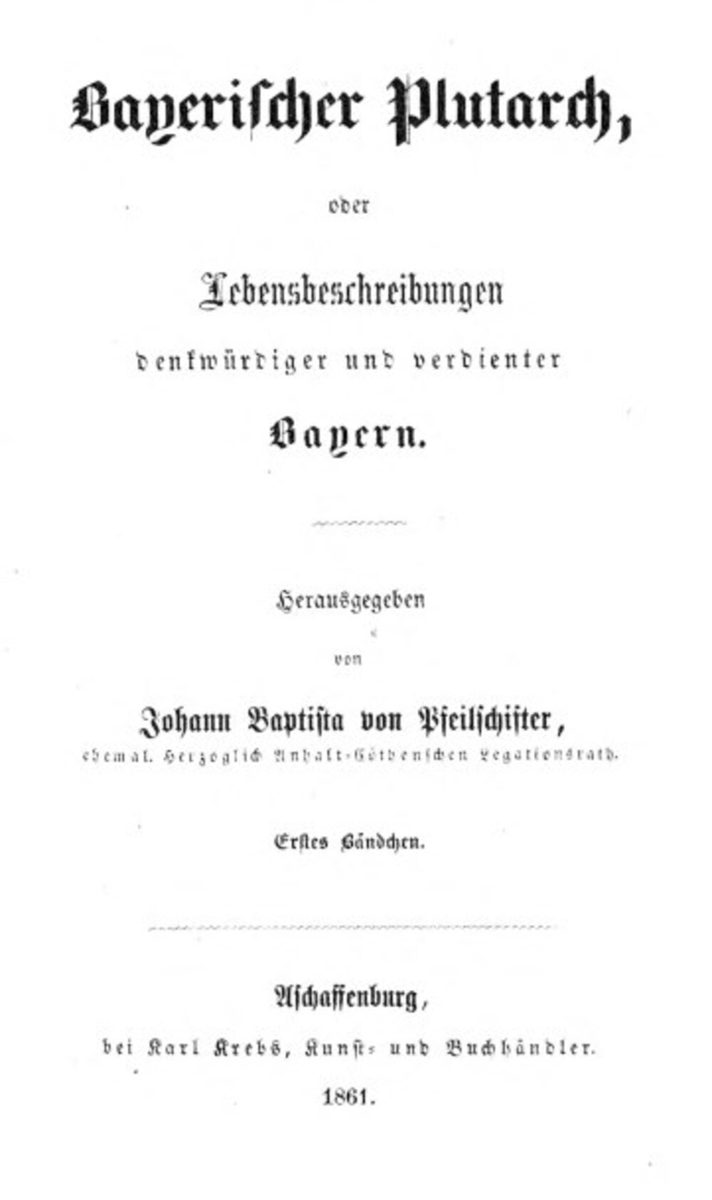 Cover für Bayerischer Plutarch