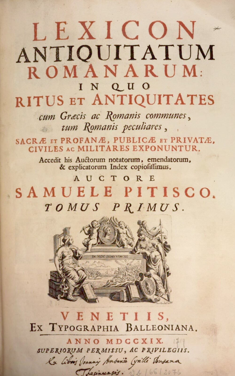 Cover für Lexicon antiquitatum romanarum