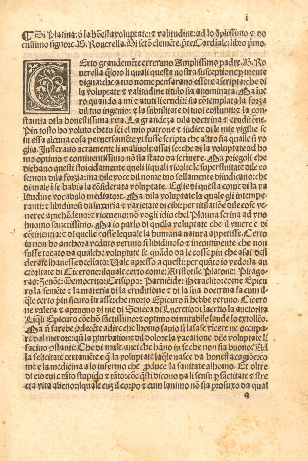 Cover für Di Platina, d'la honesta voluptate et valitudine