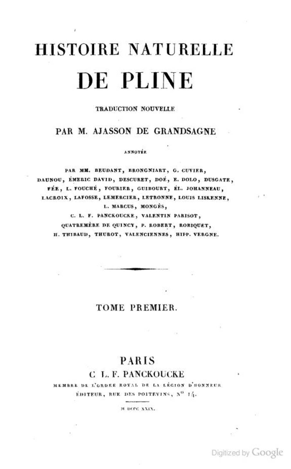 Cover für Histoire naturelle