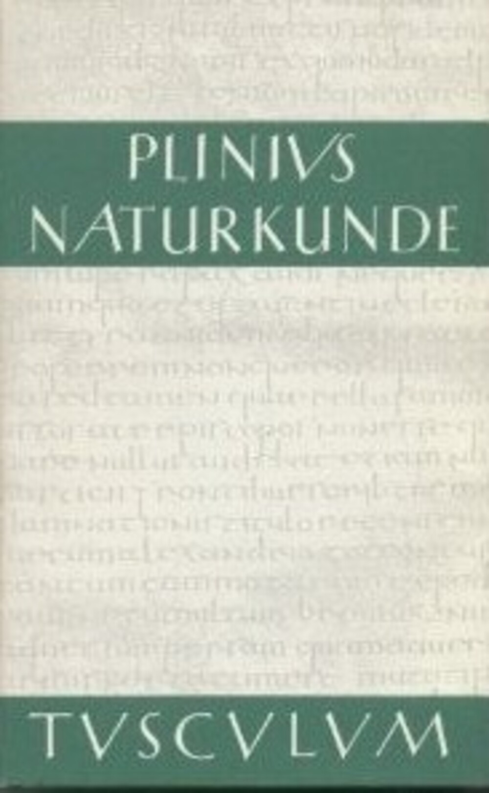 Cover für Naturkunde lateinisch - deutsch