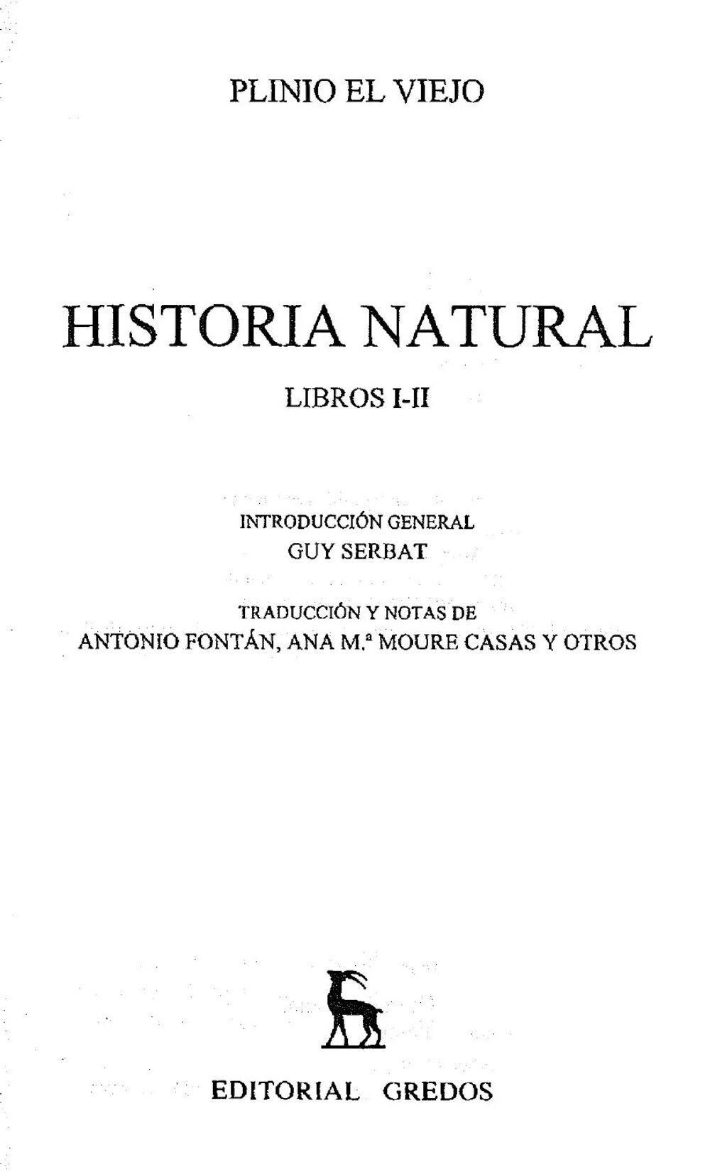 Cover für Historia natural