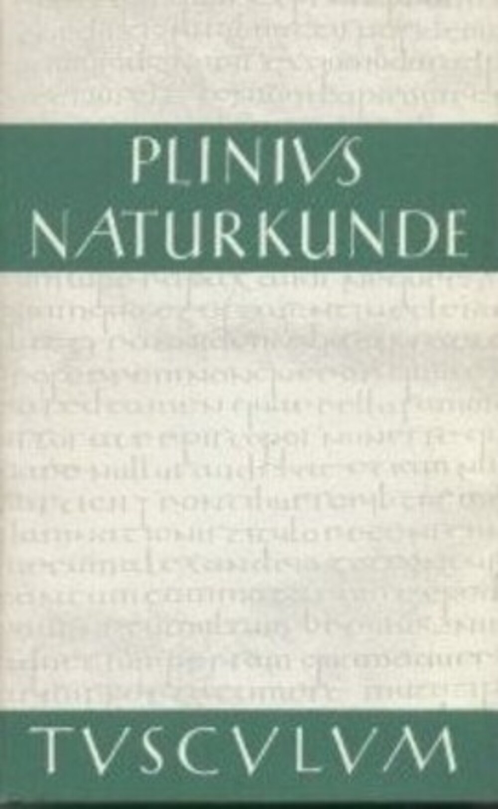 Cover für Naturkunde lateinisch - deutsch