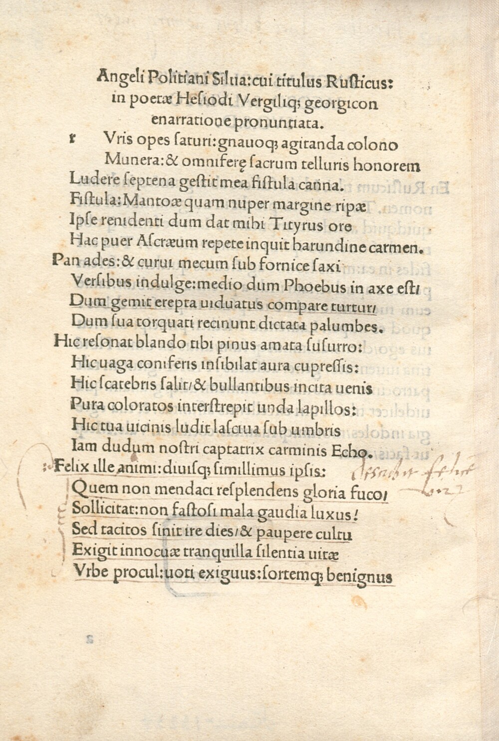 Cover für Silva, cui titulus Rusticus, in poetae Hesiodi, Virgilique Georgicon enarratione pronuntiata