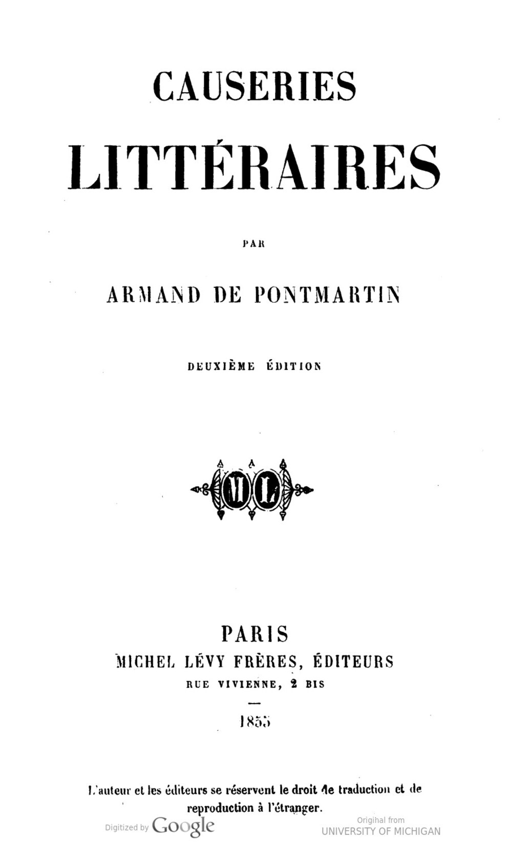 Cover für Causeries littéraires