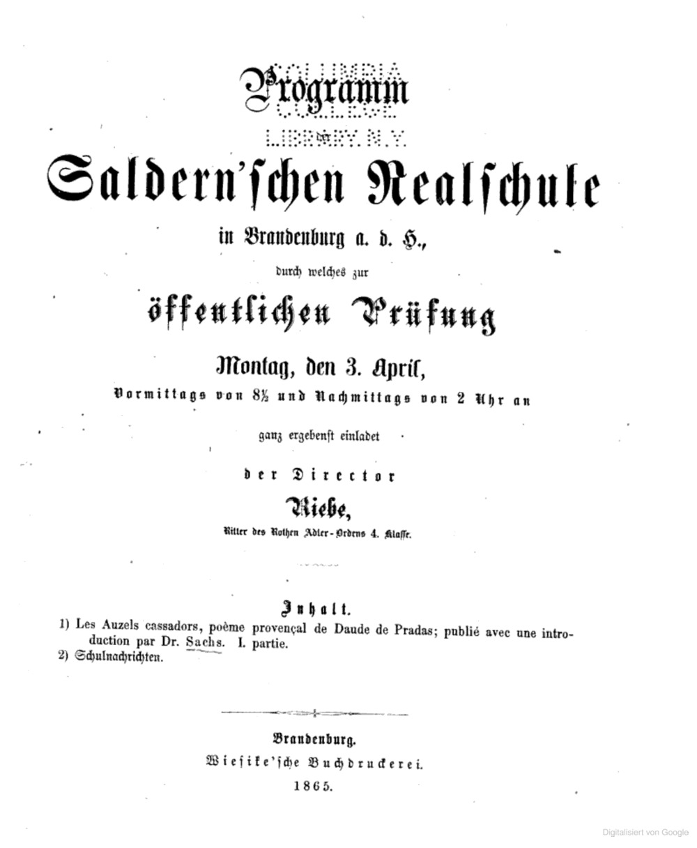 Cover für Dels auzels cassadors
