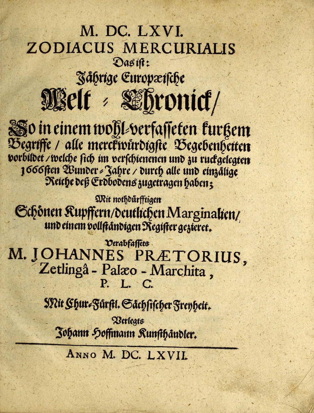 Cover für M. DC. LXVI. Zodiacus Mercurialis