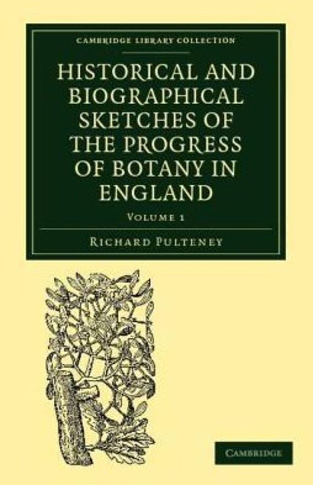 Cover für Historical and biographical sketches of the progress of botany in England