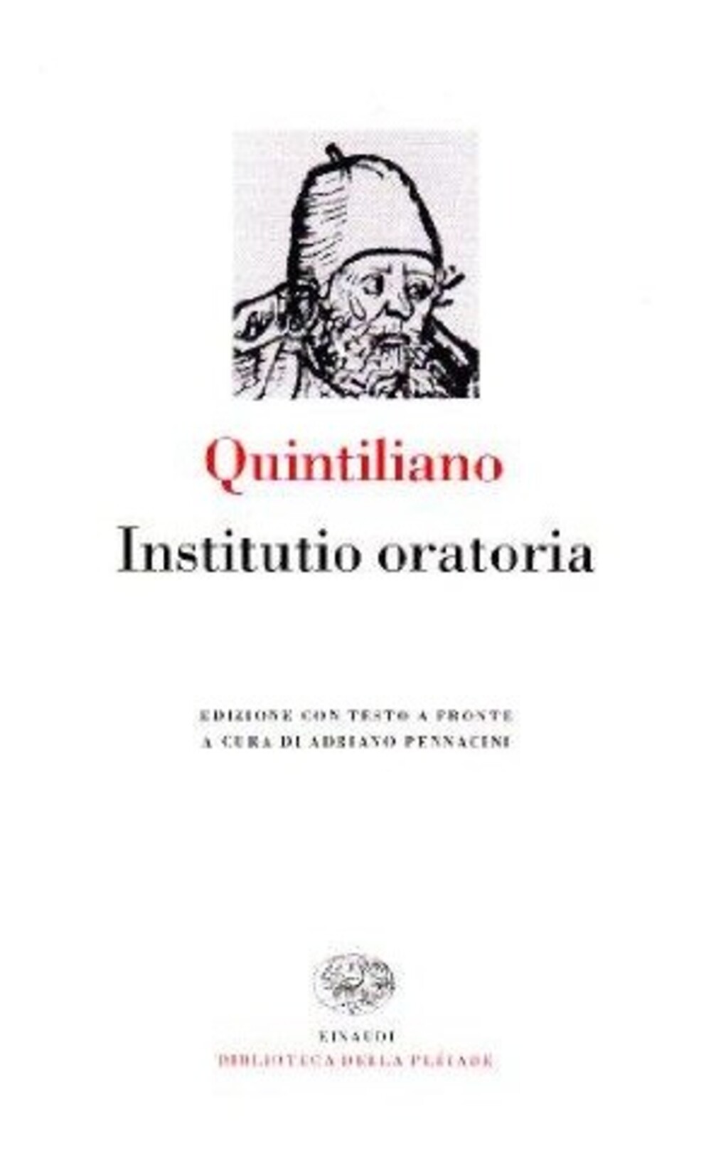 Cover für Institutio oratoria