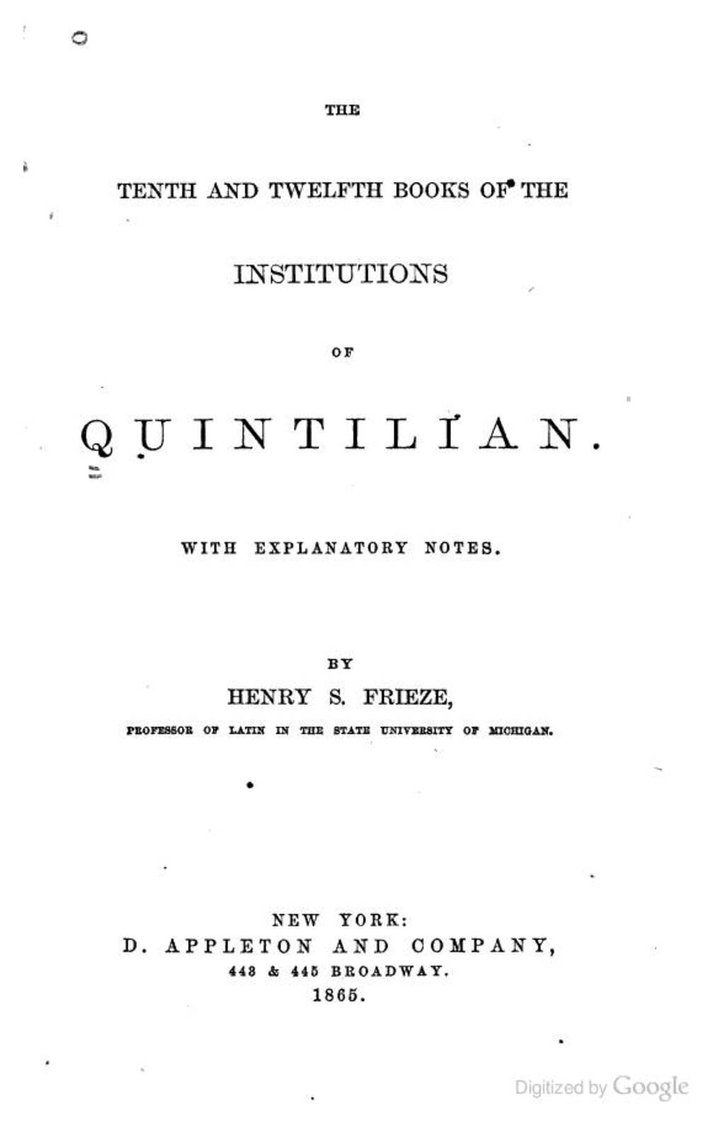 Cover für The tenth and twelfth books of the institutions
