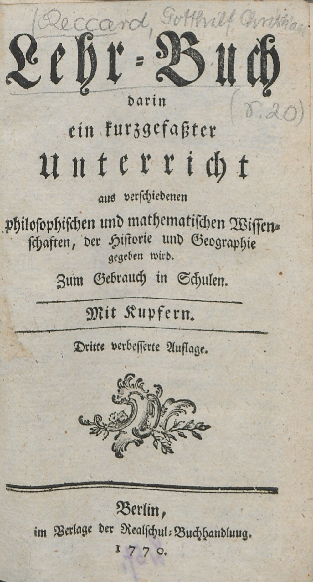 Cover für Lehr-Buch