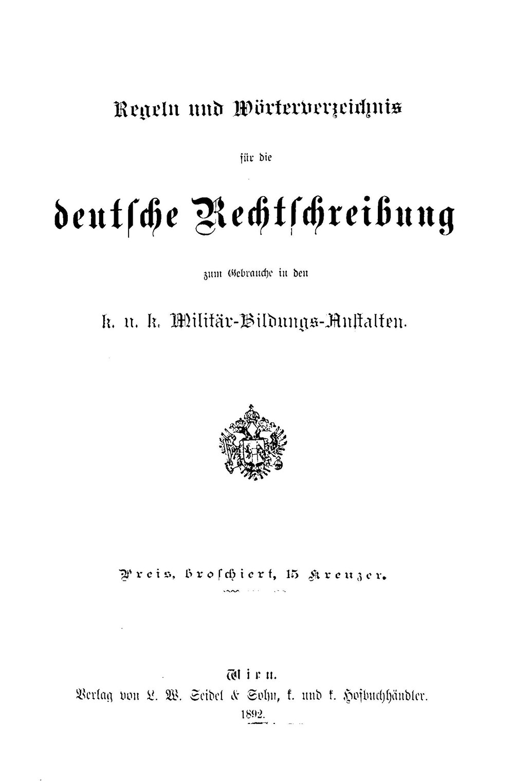 Cover für Regeln und Wörterverzeichnis für die deutsche Rechtschreibung