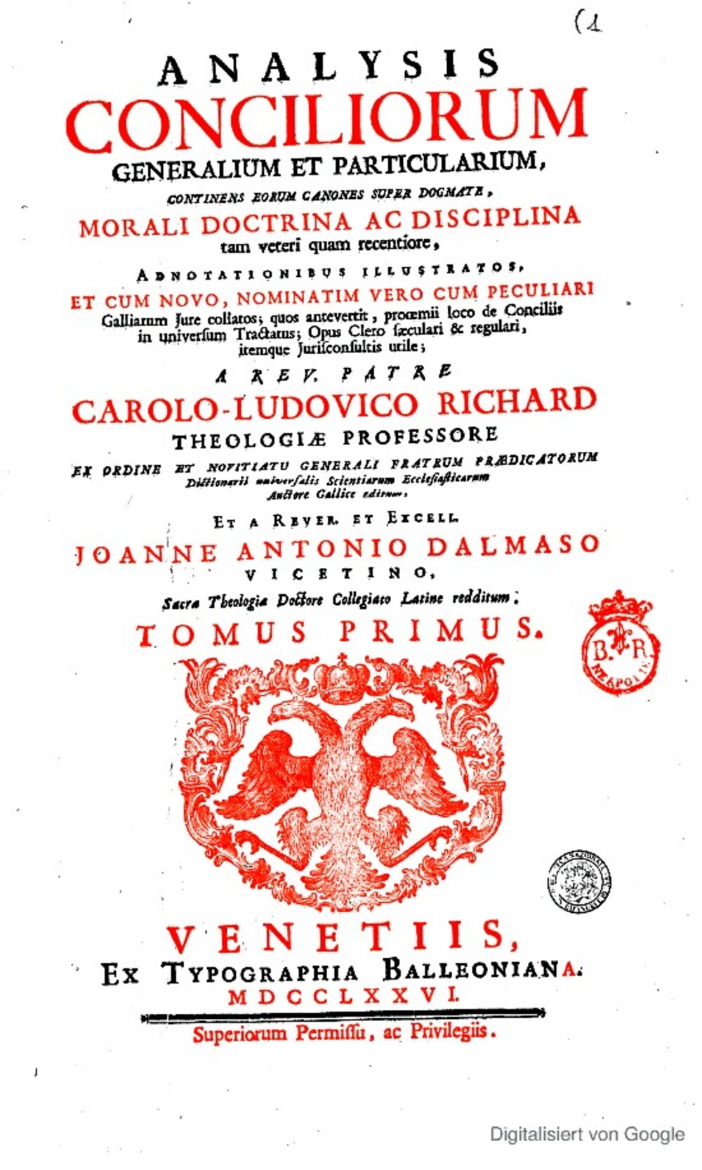 Cover für Analysis conciliorum