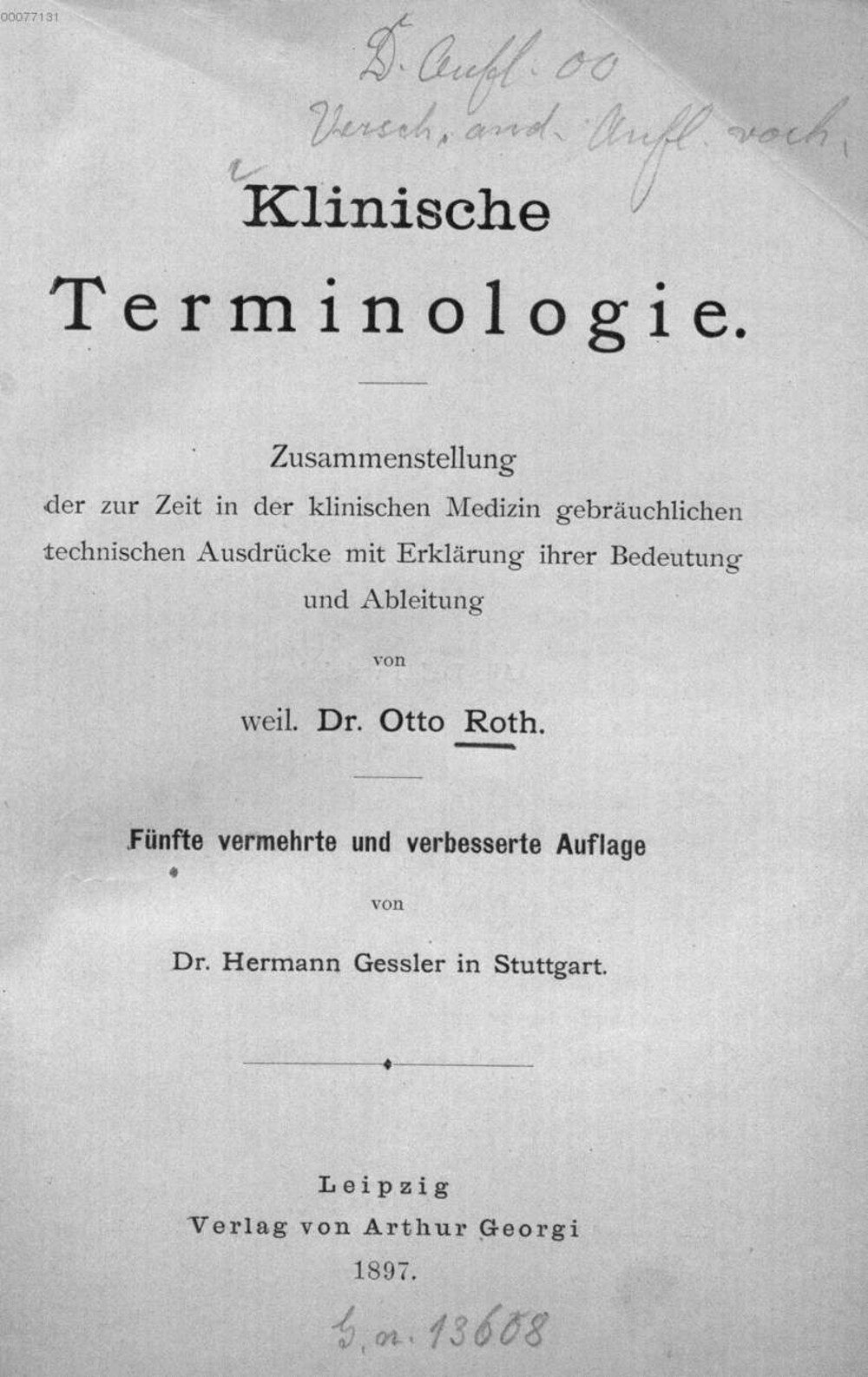 Cover für Klinische Terminologie