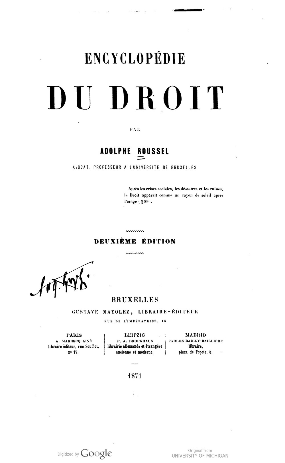 Cover für Encyclopédie du droit