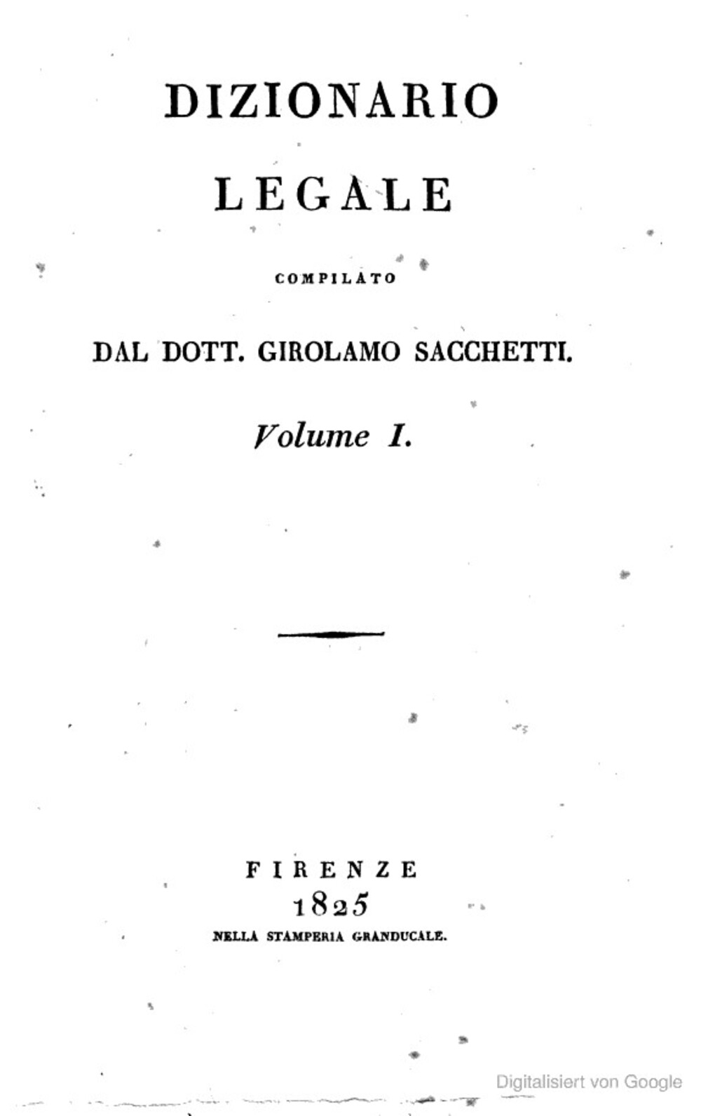 Cover für Dizionario legale