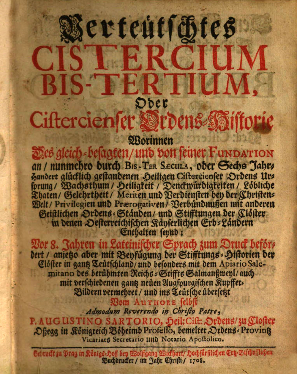 Cover für Verteuetschtes cistercium bis-tertium