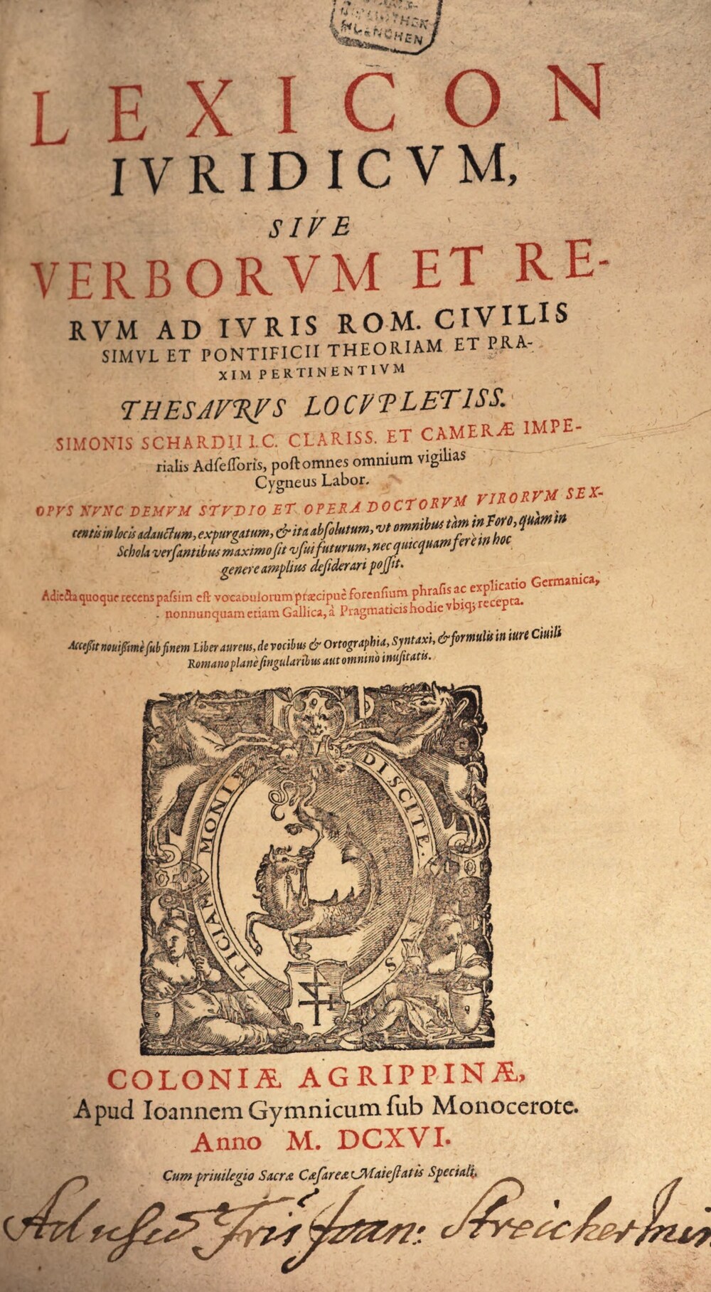 Cover für Lexicon iuridicum