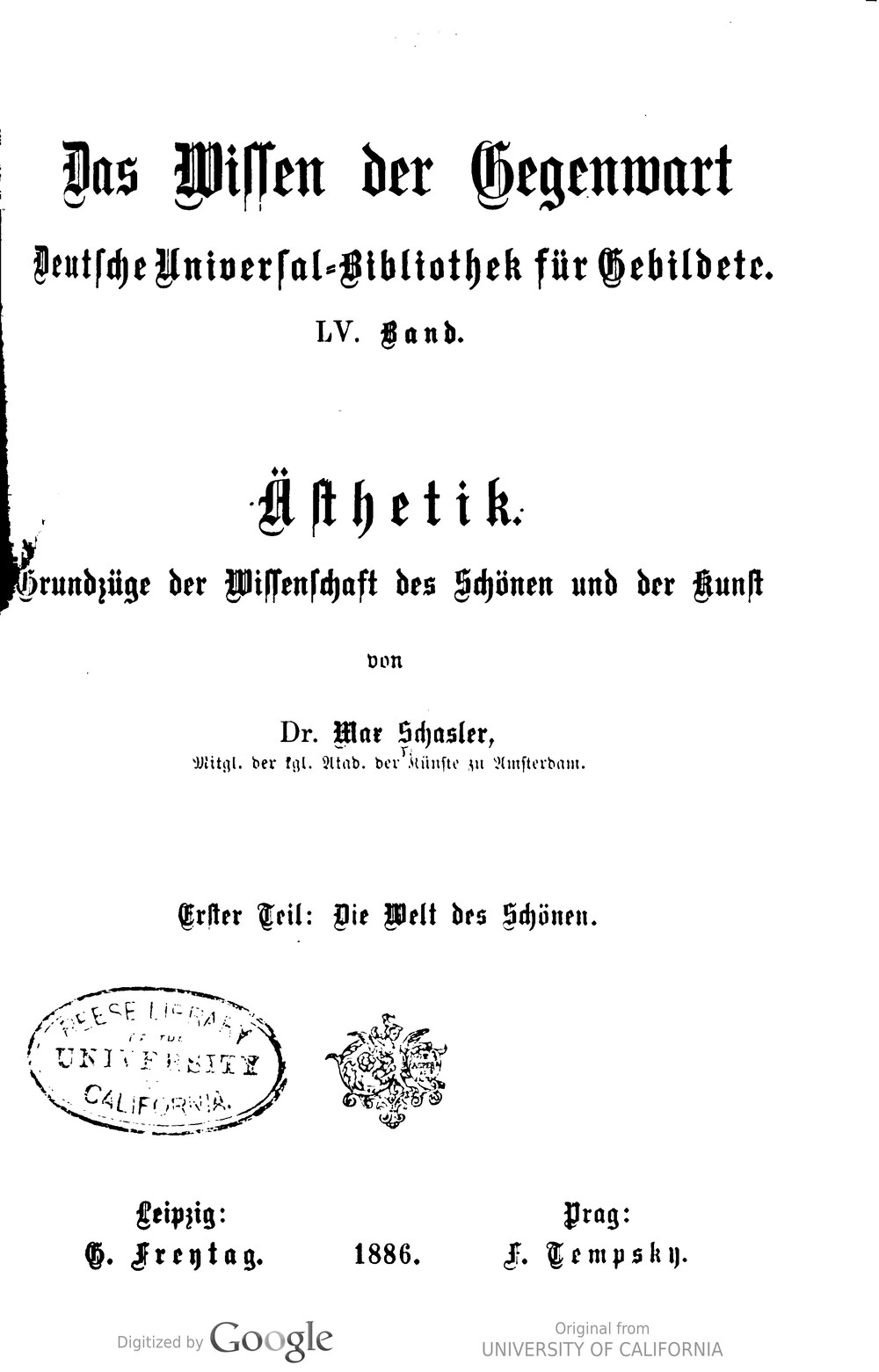 Cover für Ästhetik