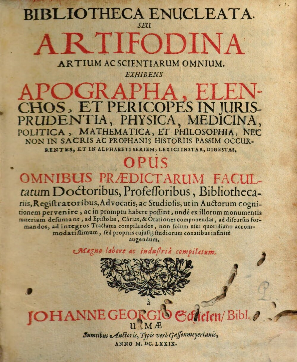 Cover für Bibliotheca enucleata