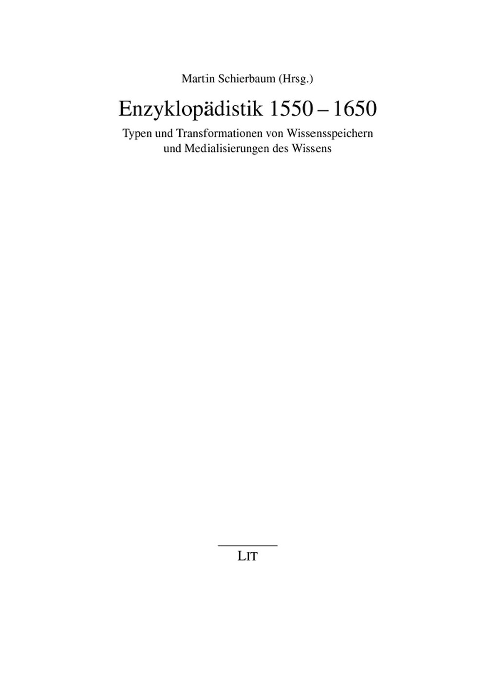 Cover für Methode, System, Enzyklopädie