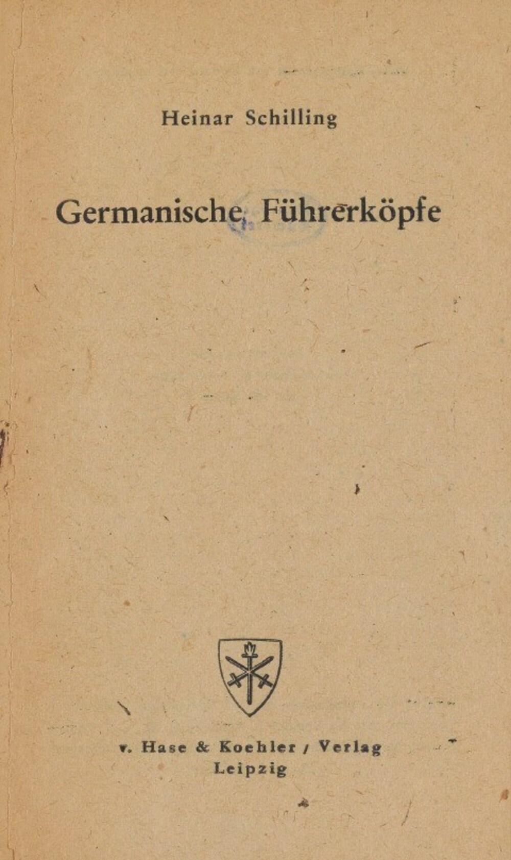 Cover für Germanische Führerköpfe