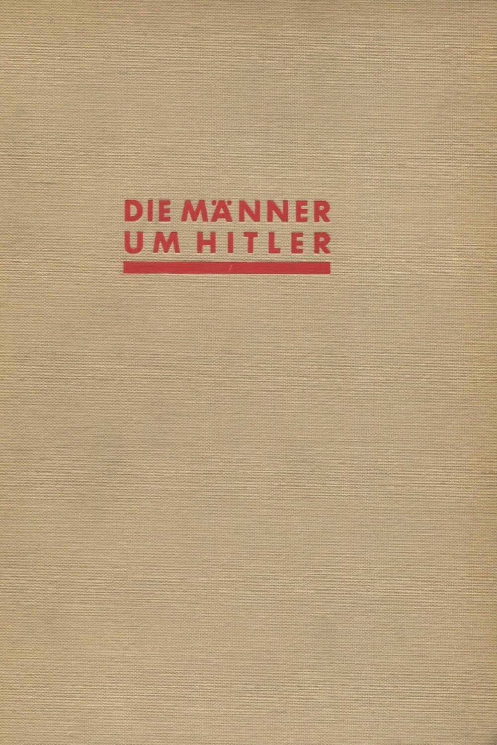 Cover für Die Männer um Hitler