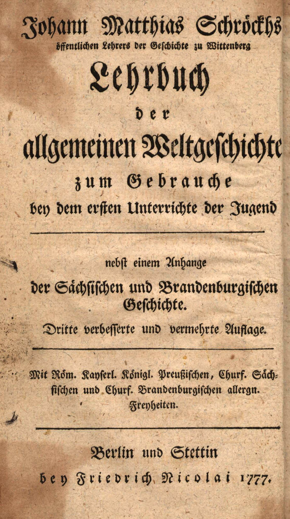 Cover für Lehrbuch der allgemeinen Weltgeschichte
