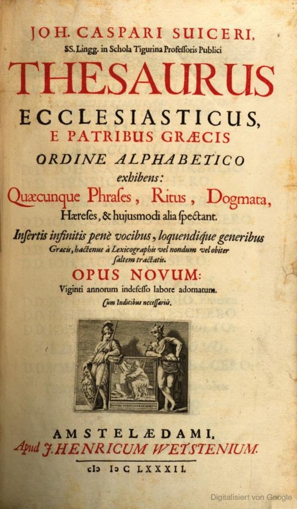 Cover für Thesaurus ecclesiasticus
