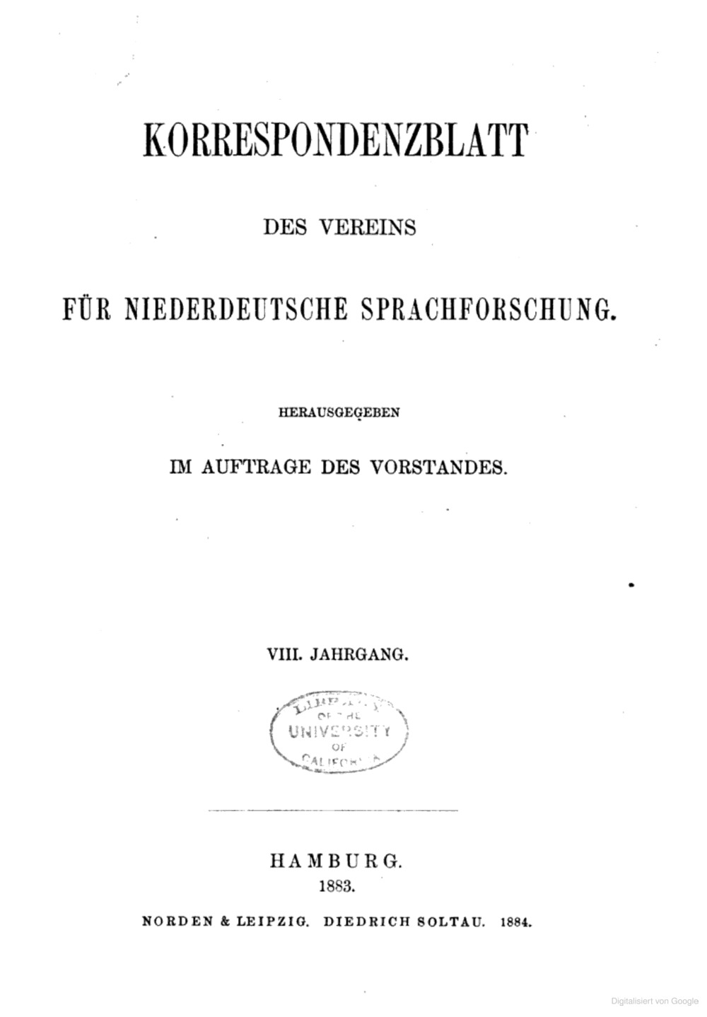 Cover für Van deme rade to kesende